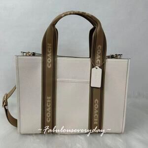 Coach Smith Tote Crossbody Bag In Leather/Gold/Chalk Multi CBM10 NWT